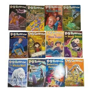 A to Z Mysteries Books Lot of 12 Author Ron Roy Kids Paperbacks Chapter Series